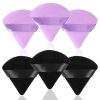 6Pcs Black+Purple