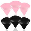 6Pcs Black+Pink