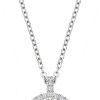 Necklace - Rhodium Tone