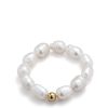 Gold bead ring