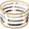 B-Grey Surfer Color &Gold Bead