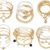 22PCS GOLD BRACELET