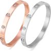 Silvery and Rose Gold