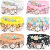 Pearl & Leaves Bracelets Set