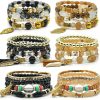 Black & Brown Bracelet Set