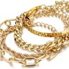 4 PCS Gold