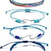 V:4Pcs Wave Hooks