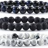 3PCS SET(Black Tiger Eye+Lava Stone+White Turquoise)