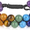 Purple - 7 Chakra Amethyst Bracelet