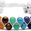 White - 6 mm White Turquoise Bracelet