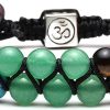 Colourful - 7 Chakra Bracelet - OM Charm