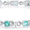 Clear Green-Silver