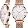 Hot Sale Women Watch-Rose Gold White