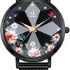 FLOWER-MESH BAND-BLACK