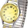 gold dial / gold-silver band