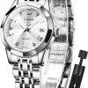 silver watch for women