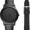 Black + Silicone Strap