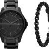 Black/ watch & bracelet