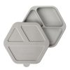 (Grey) Plate with Lid