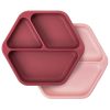 Rose Burgundy 2 Pack Plate
