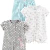 Blue/White/Grey, Swan/Floral/Dots