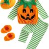5pcs Pumpkin Stripe Set
