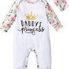 White Floral Daddy's Princess