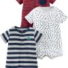 Red/White/Navy, Stripe/Sailboats