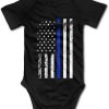 Thin Blue Line American Flag