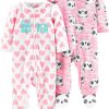 Pink, Panda/Hearts