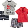 Red/Blue, Plaid/Firetruck/Stripe