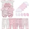 Pink Stripe & Little Stars & Print Set