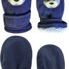 Navy Puppy/Navy Solid - Infant No Thumbs
