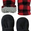 Black/Red Buffalo Plaid - Infant