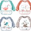 4pcs-gray Bird/ Red Fox/ Green Flamingo/Brown Elk