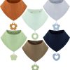 Muslin Bibs Solid Color Boys