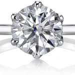 Kiara Gems 1.60 CT Round Engagement Ring Wedding Eternity Band Vintage Solitaire Antique 6-Prong-Setting Setting Silver Jewelry Anniversary Promise Vintage Ring Gift For Her