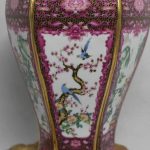 ZSEDP Jingdezhen Antique Handmade Landscape Flower and Bird Home Office Decor Classic Chinese Ceramic Vase - Image 3