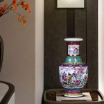 ZSEDP Jingdezhen Ceramic Antique Enamel Flower Vase Flower Arrangement Decoration Chinese Style Living Room - Image 2