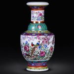 ZSEDP Jingdezhen Ceramic Antique Enamel Flower Vase Flower Arrangement Decoration Chinese Style Living Room - Image 3