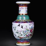 ZSEDP Jingdezhen Ceramic Antique Enamel Flower Vase Flower Arrangement Decoration Chinese Style Living Room - Image 4