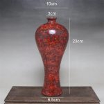 ZSEDP Glaze Vase Meiping Antique Jingdezhen Handmade Vintage Porcelain Ornaments - Image 3