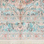 Yilong Carpet 5x8ft Silk Hand Woven Rugs Oriental Antique Carpets Home Decor (Gold) - Image 4