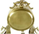 ZSEDP European Antique Mute Desk Clock Large Living Room Quartz Clock Atmospheric Brass Accessories Clock Pendulum Clock - Image 6