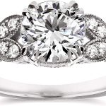 Kobelli Antique Style Round-cut Diamond Engagement Ring 1 1/5 CTW in 14k White Gold