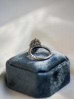 Kobelli 2.49 ctw IGI Lab Grown Diamond Antique-Style Alexa Engagement Ring 14K White Gold (E/VS1) - Image 3