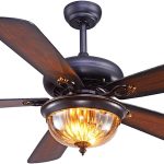 ZHYH Classic Antique Ceiling Fan with Led Light and Remote for Outdoor Corridor or Living Room Bulbs Reverse Function ( Color : 220-240V.42 inch )
