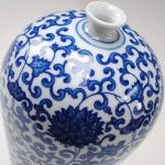 ZSEDP Antique Blue and White Ceramic Beauty Vase Design Porcelain Flower Handmade Home Decoration Flower Vases - Image 5
