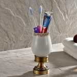 ZSEDP Antique Brass Carved Towel Paper Holder Bathroom Towel Rack Bathroom Accessories Retro Faucet Bathroom Hardware Set - Image 3