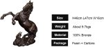 n/a Office Decoration Usage Bronze Metal Horse Statue Custom Antique Jumping Bronze Horse Sculpture Figurines - Image 2